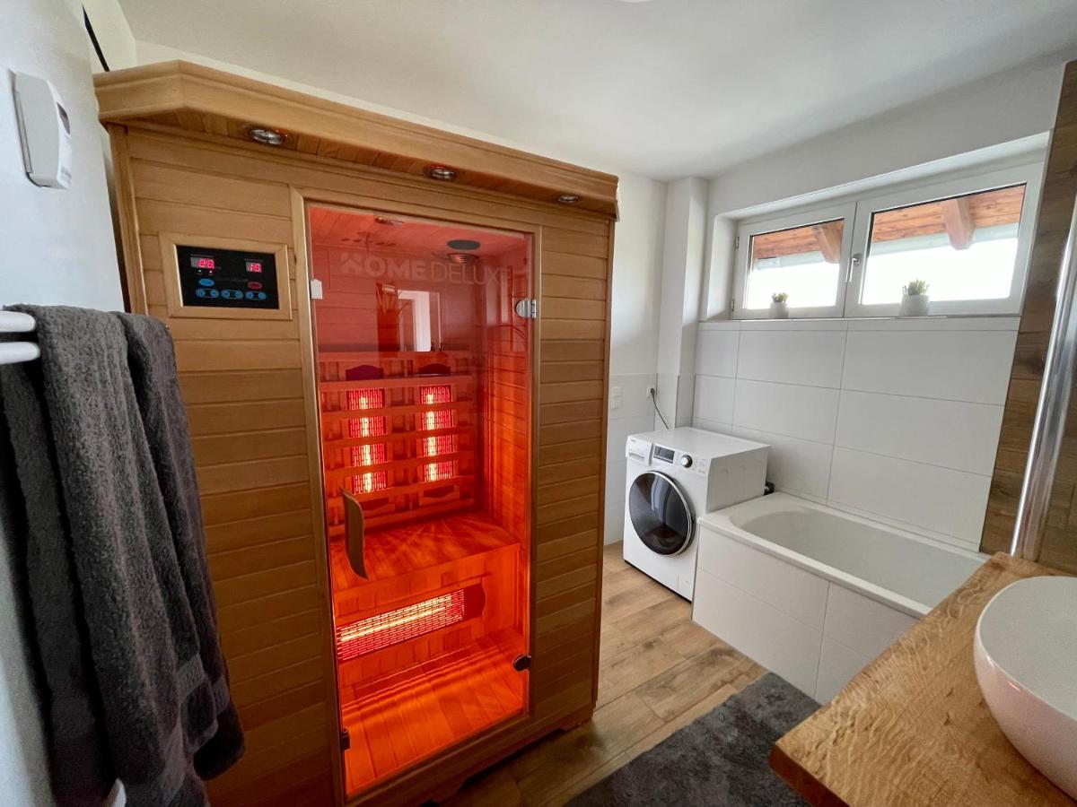 Modernes Appartment Mit Sauna Nahe Burg Im Spreewald Vetschau Bagian luar foto