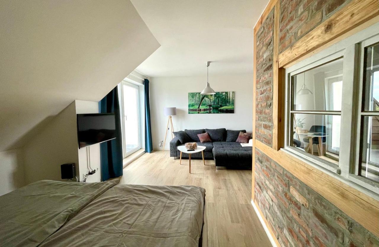 Modernes Appartment Mit Sauna Nahe Burg Im Spreewald Vetschau Bagian luar foto