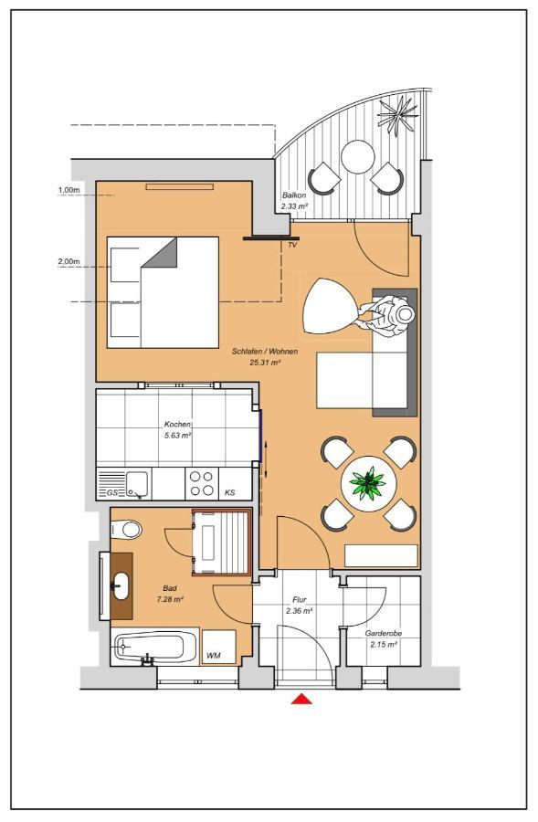 Modernes Appartment Mit Sauna Nahe Burg Im Spreewald Vetschau Bagian luar foto